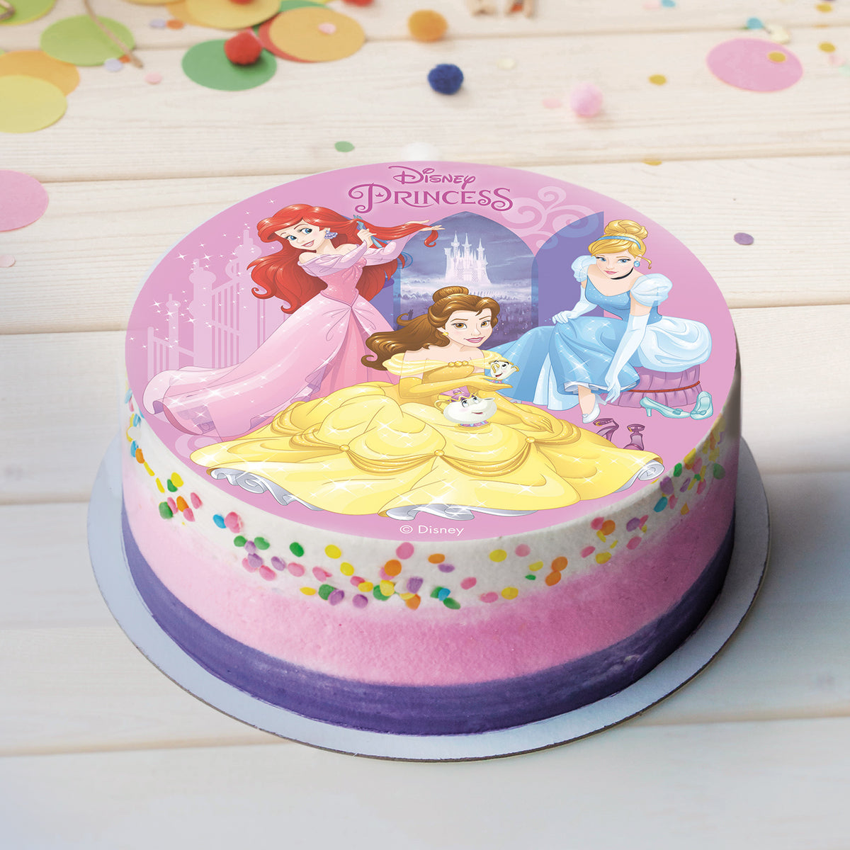 DISCO OBLEA PARA TARTAS PRINCESAS DISNEY 20 CM