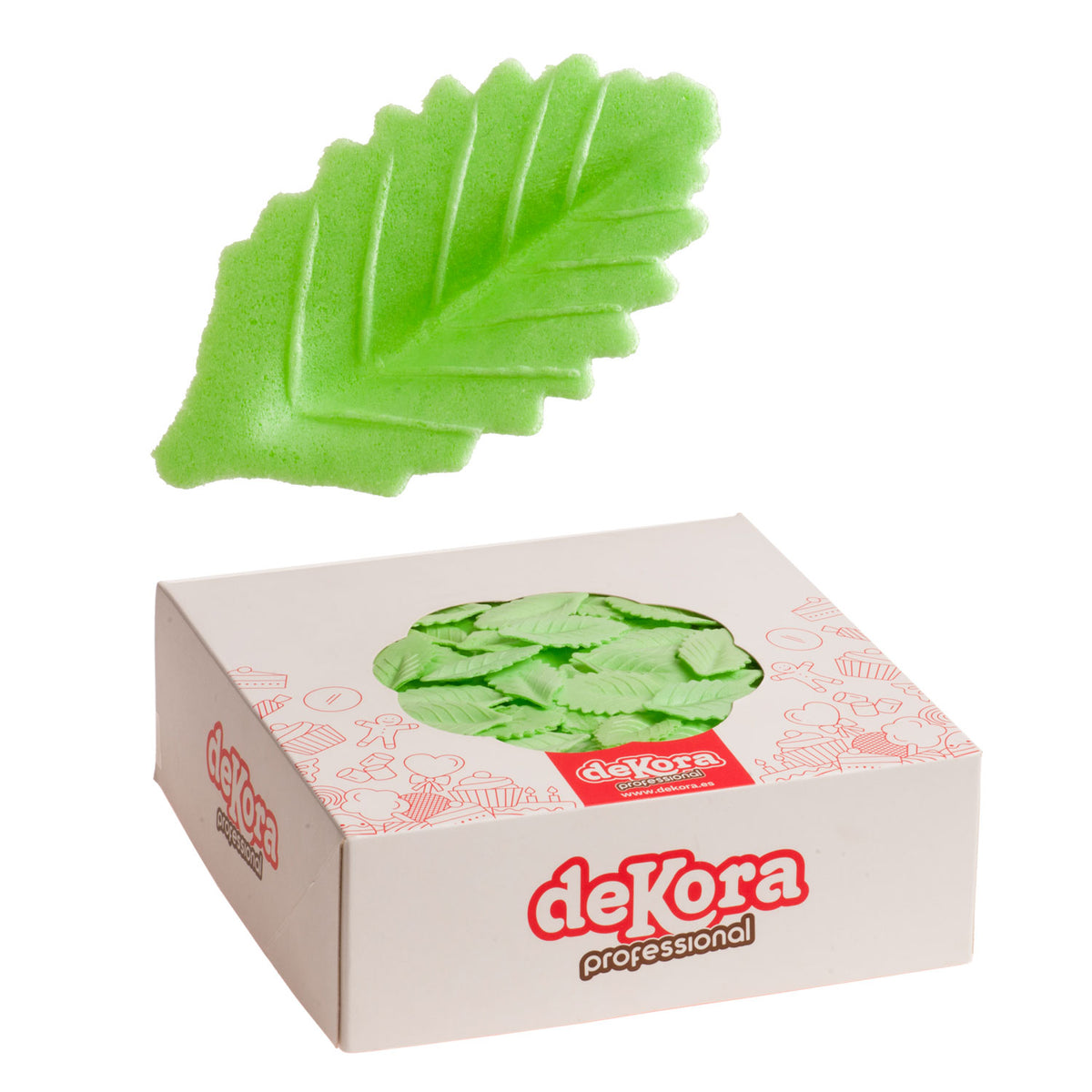 1000 FEUILLE AZYME VERT CLAIR 4,5 CM