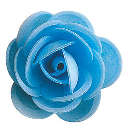 BLUE ROSE WAFER FLOWER 4,5CM