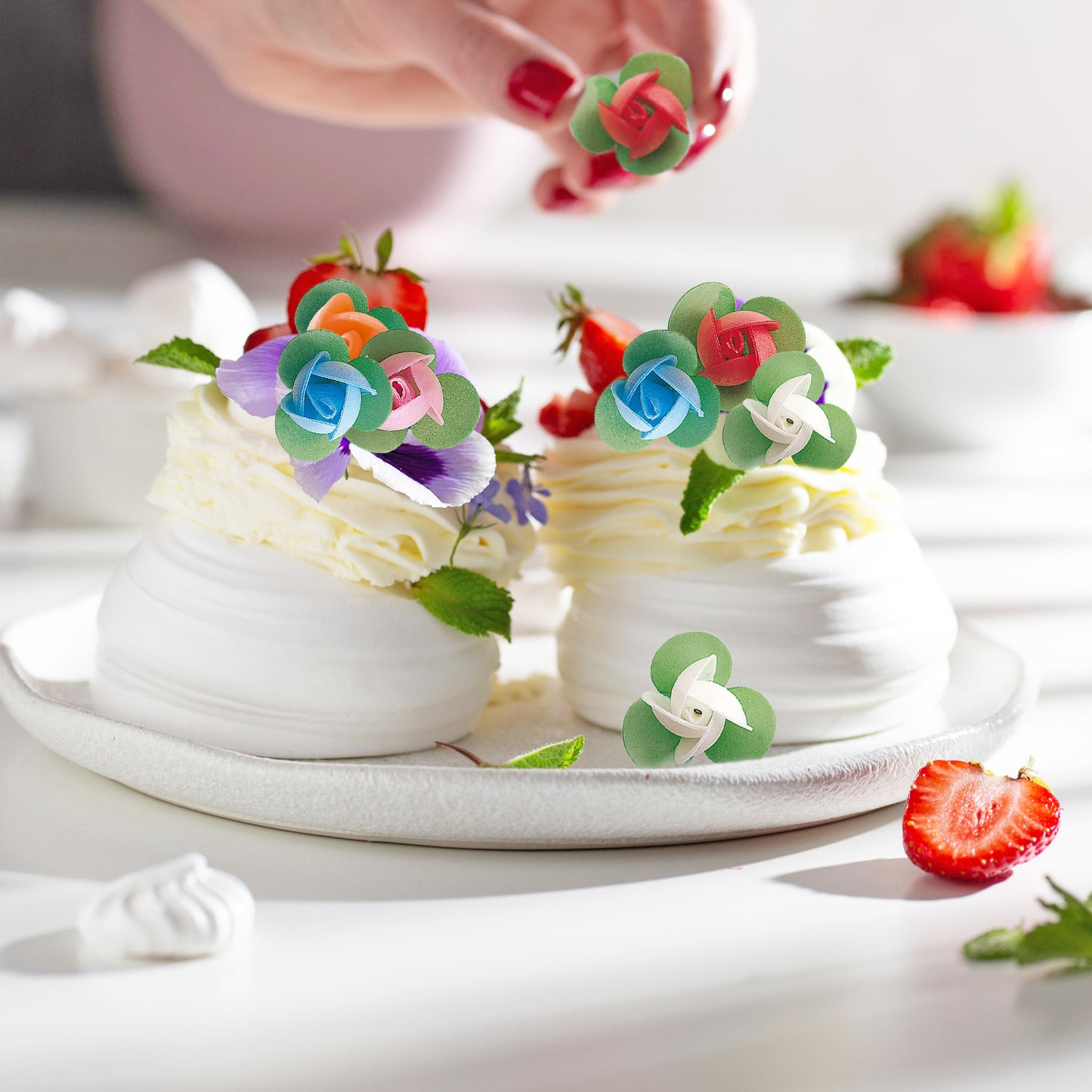 150 ROSA OBREIA COM FOLHA CORES SORTIDAS 3 CM