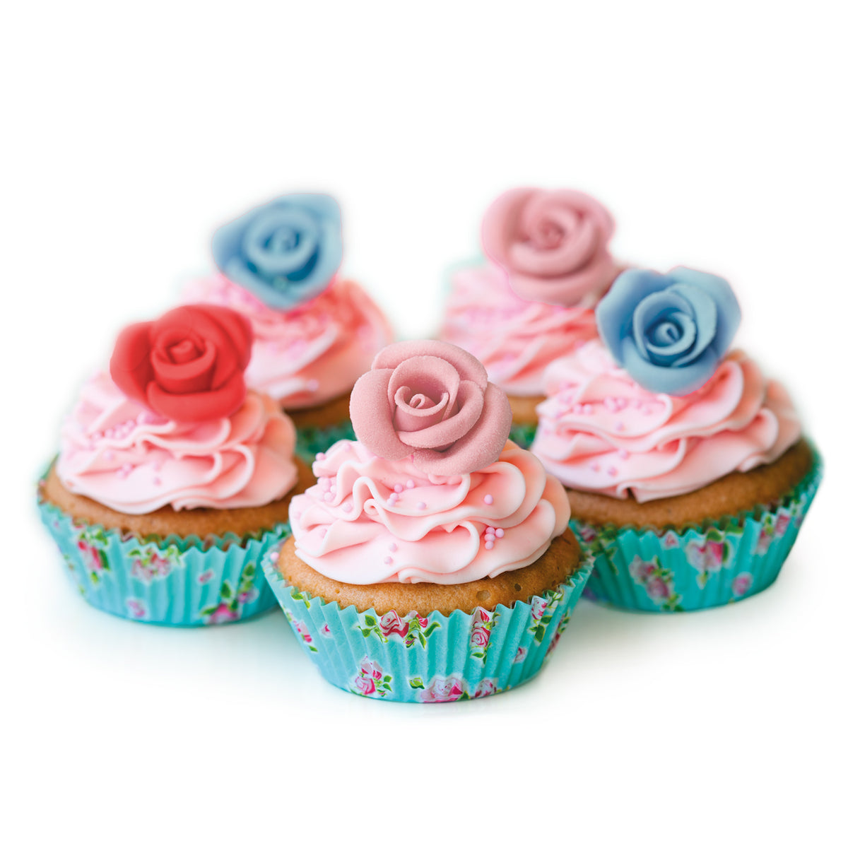 MINI ROSE SUGAR FLOWERS 3CM