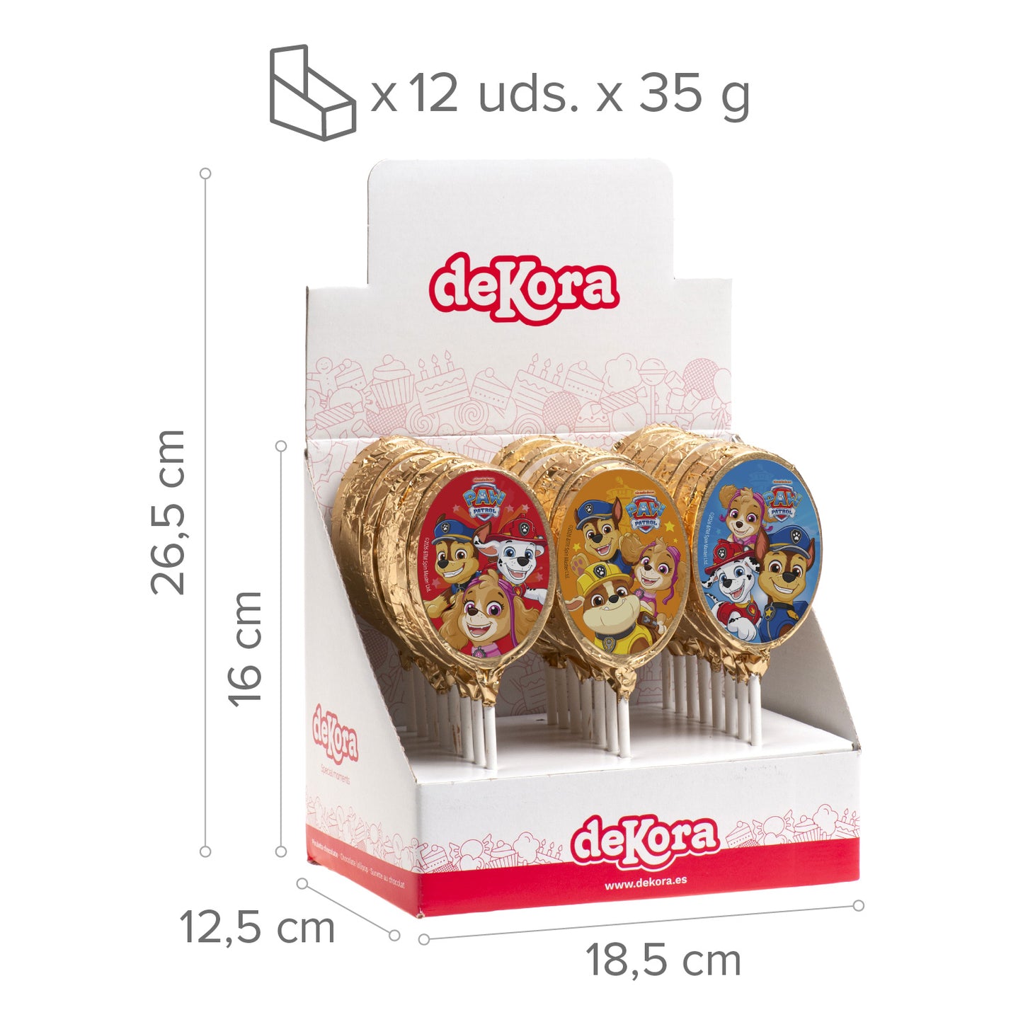 LECCALECCA AL CIOCCOLATO PAW PATROL 30 GR