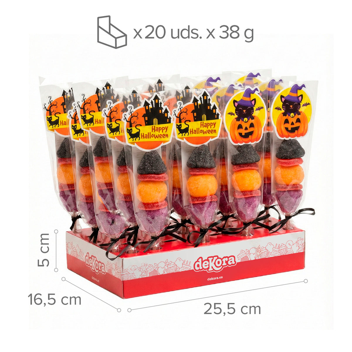 SPIEDINO ASSORTITO HALLOWEEN MALLOW 38GR