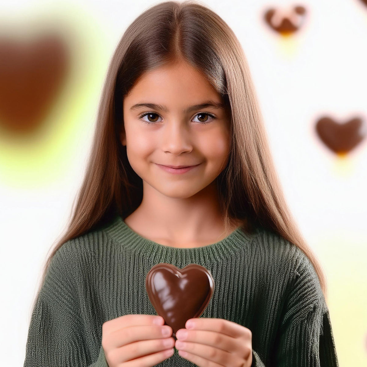 COEUR EN CHOCOLAT AVEC MARQUEUR DE PAGE 25GR