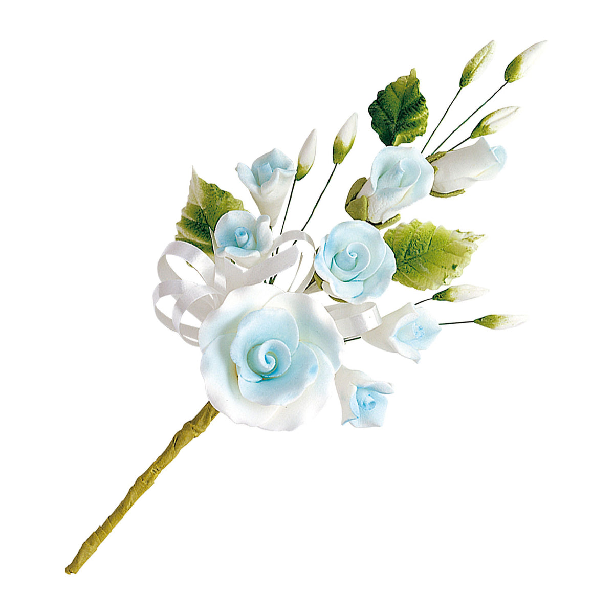 RAMOS DE FLORES PASTILLAJE COLORES SURTIDOS 14CM