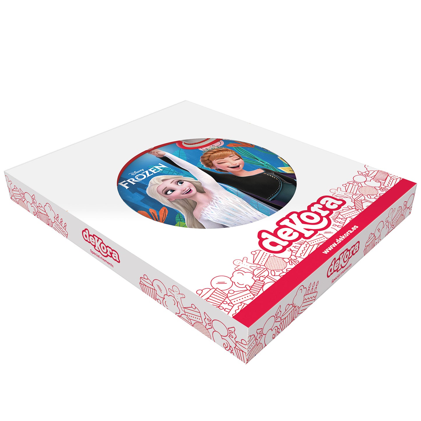DISCO COMESTIBLE TARTA FROZEN ZERO Ø 15,5CM