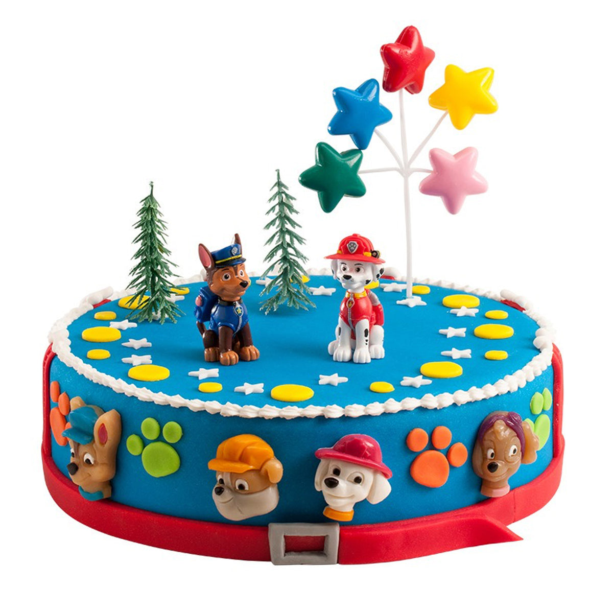 KIT PVC RETAIL PAW PATROL POUR DÉCORER DES GÂTEAUX