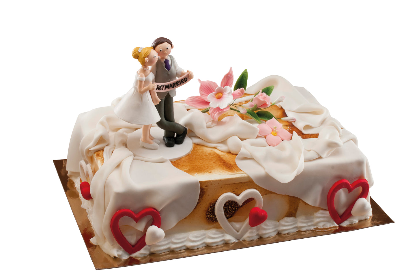 PAREJA BODA CLAY JUST MARRIED 14CM