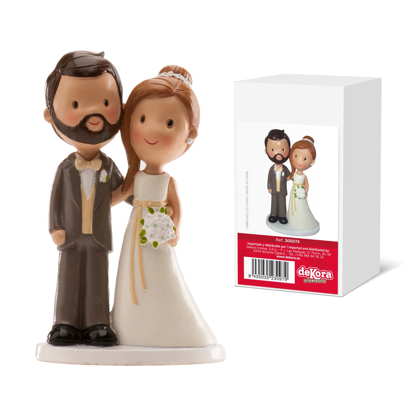 PAREJA DE BODA "OLD FASHION" 14 CM
