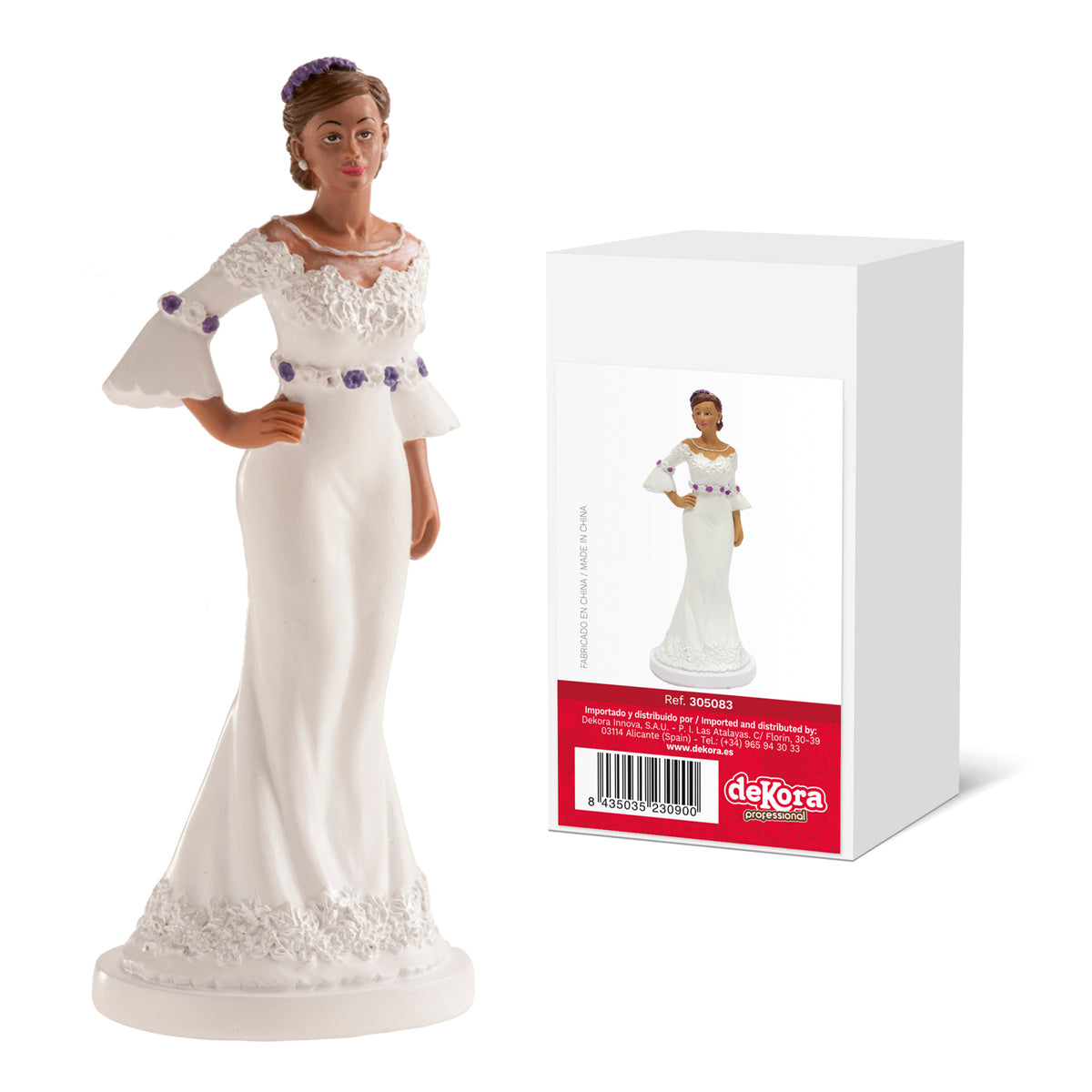 STATUETTA SPOSA GLAMOUR 16CM