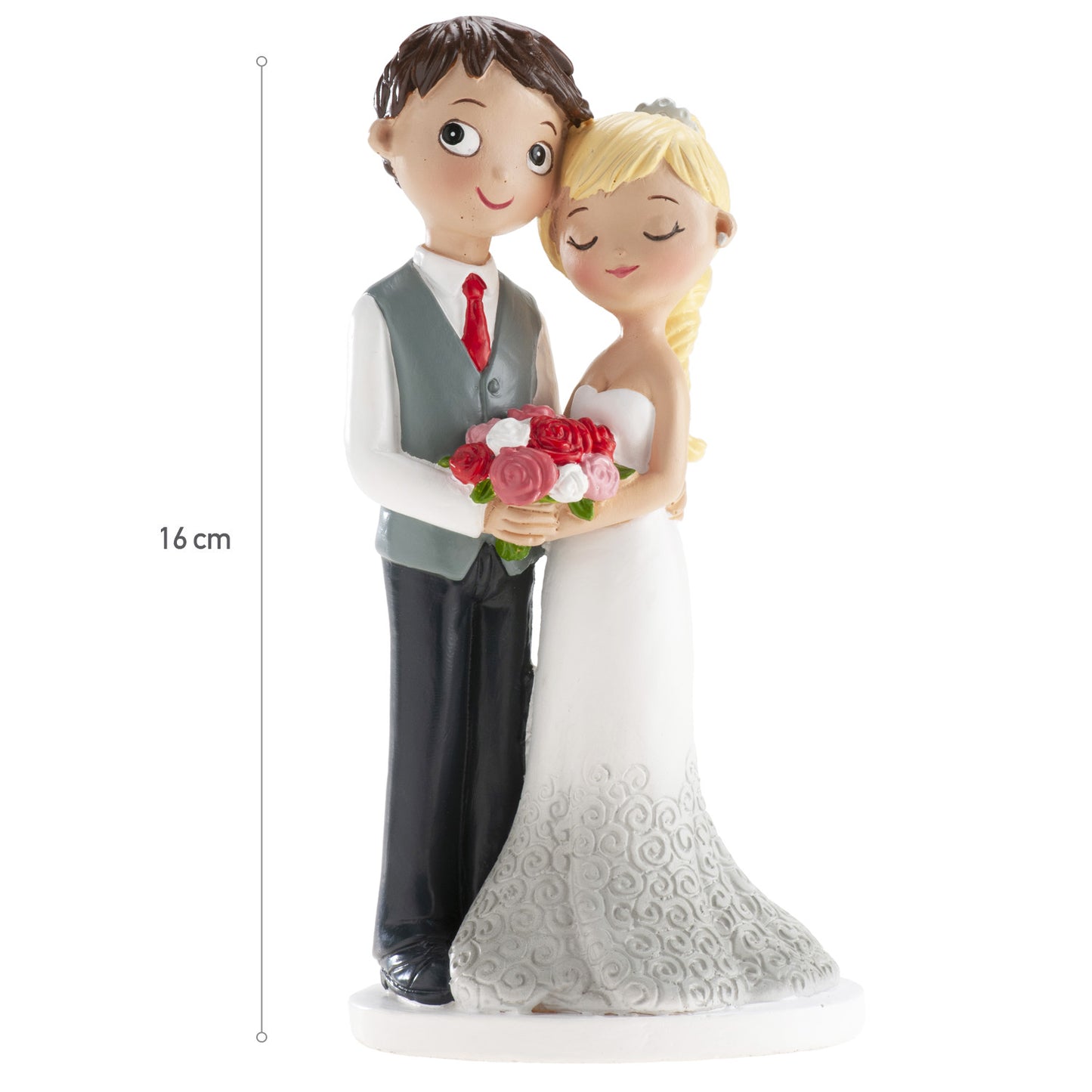 WEDDING COUPLE SERENITY 16CM