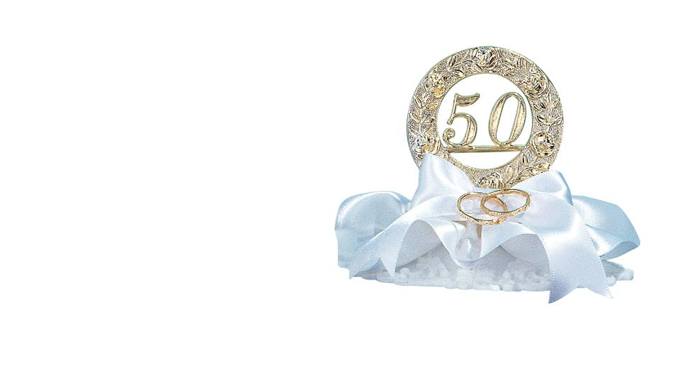 50 ANNIVERSARY RINGS 10CM