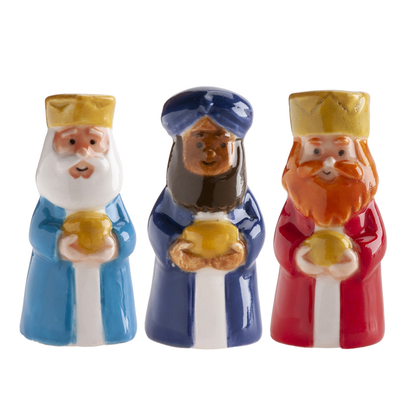 REYES MAGOS CERAMICA 3D OFRENDA ROSCON 3-3.5CM