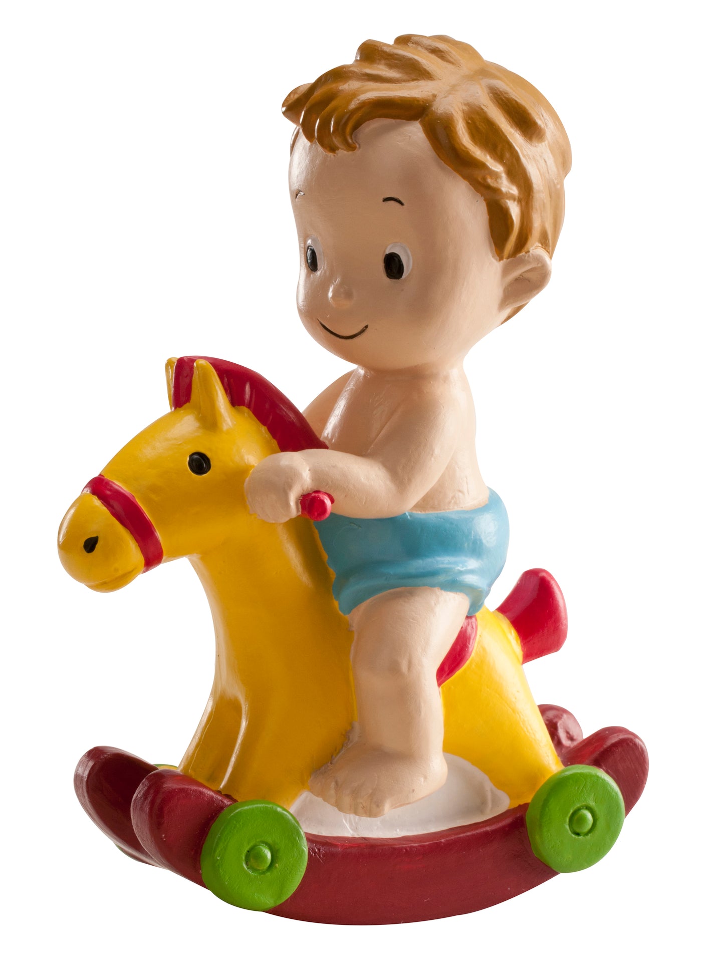 BApt-brISM FIGURINE BOY LITTLE HORSE 9CM