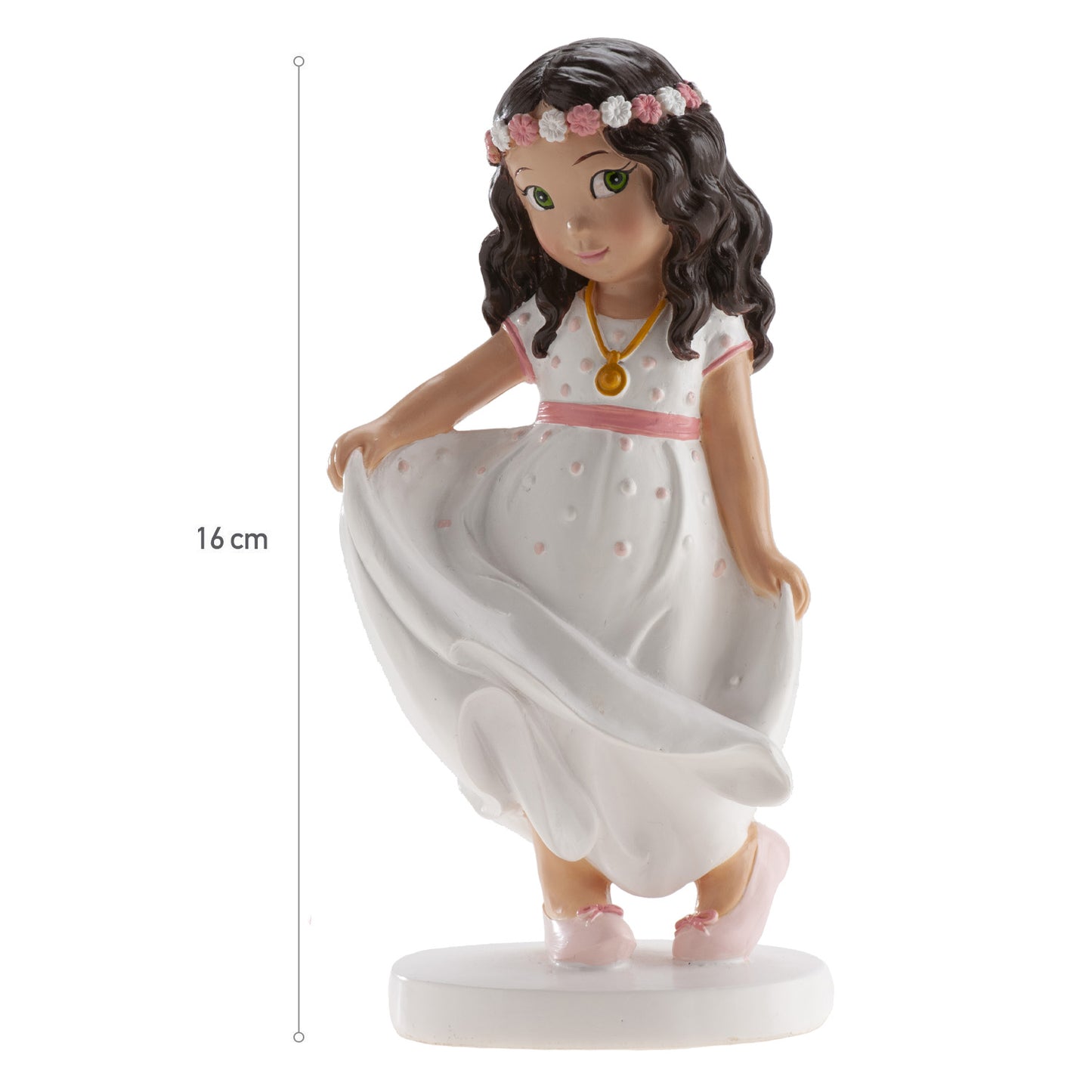 MENINA BOLO COMUNHÃO BERTA 16CM