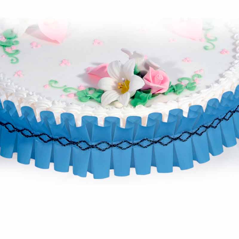 WEDDING RIBBON H:5,5CM BLUE