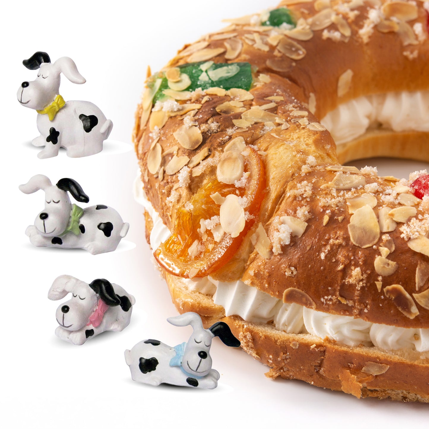 FIGURAS RESINA ROSCÓN 3D PERRITOS 3-3.5CM