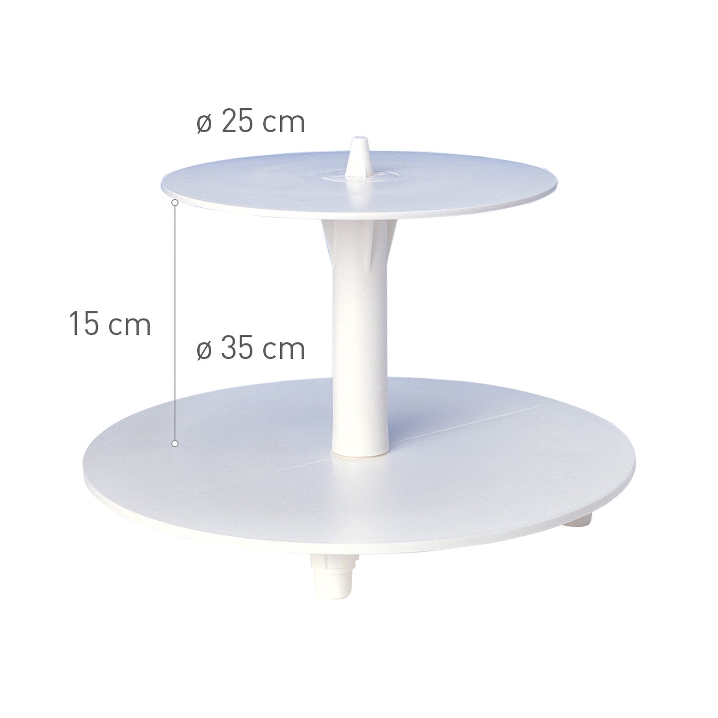 SUPPORTO PLASTICA 2 PIANI
