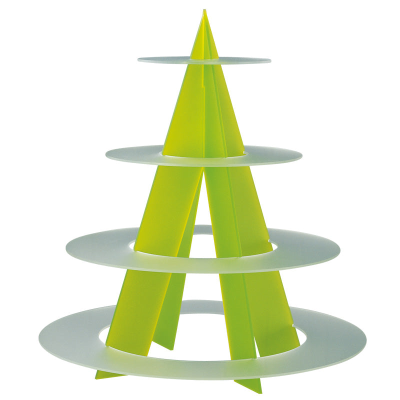 CAKE STAND TRIANGULAR H 62CM Ø 56-46-33-22CM