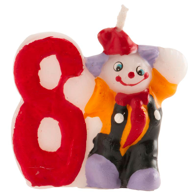 VELAS PAYASO Nº8 A GRANEL