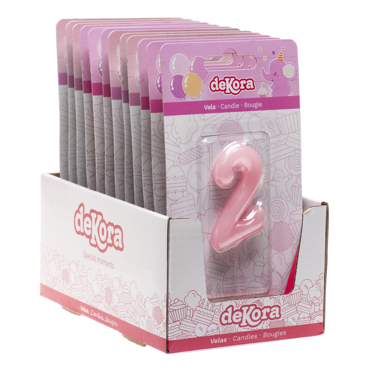 BABY PINK COMIC BIRTHDAY CANDLE | Nº2