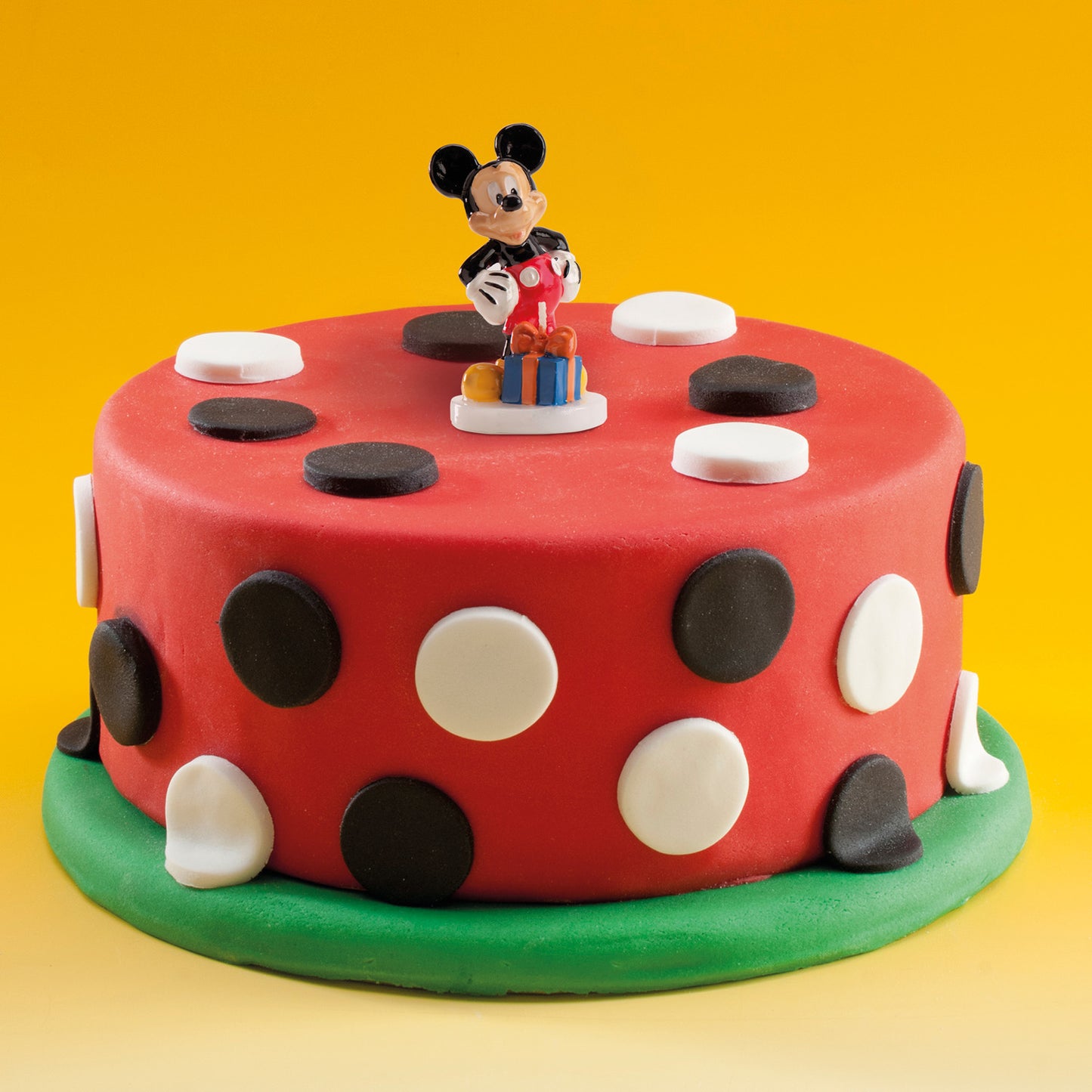 DISPLAY 6 MICKEY MOUSE 3D BIRTHDAY CANDLE 8CM