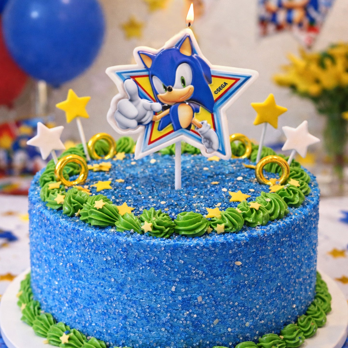 CANDELE DI COMPLEANNO SONIC