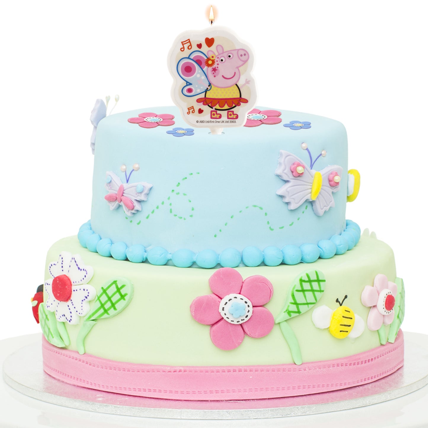 VELA DE ANIVERSÁRIO 2D PEPPA PIG 7,5CM