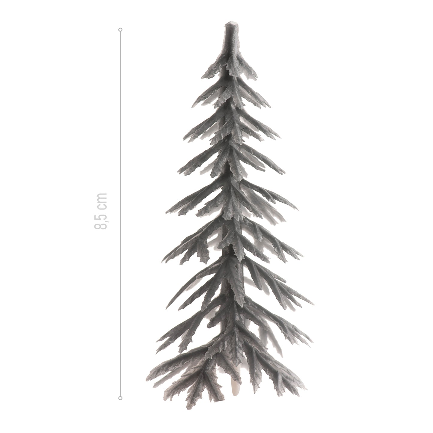 CAKE TOPPER FIGURA IN PLASTICA PINO ARGENTO 8,5CM 144 PZ