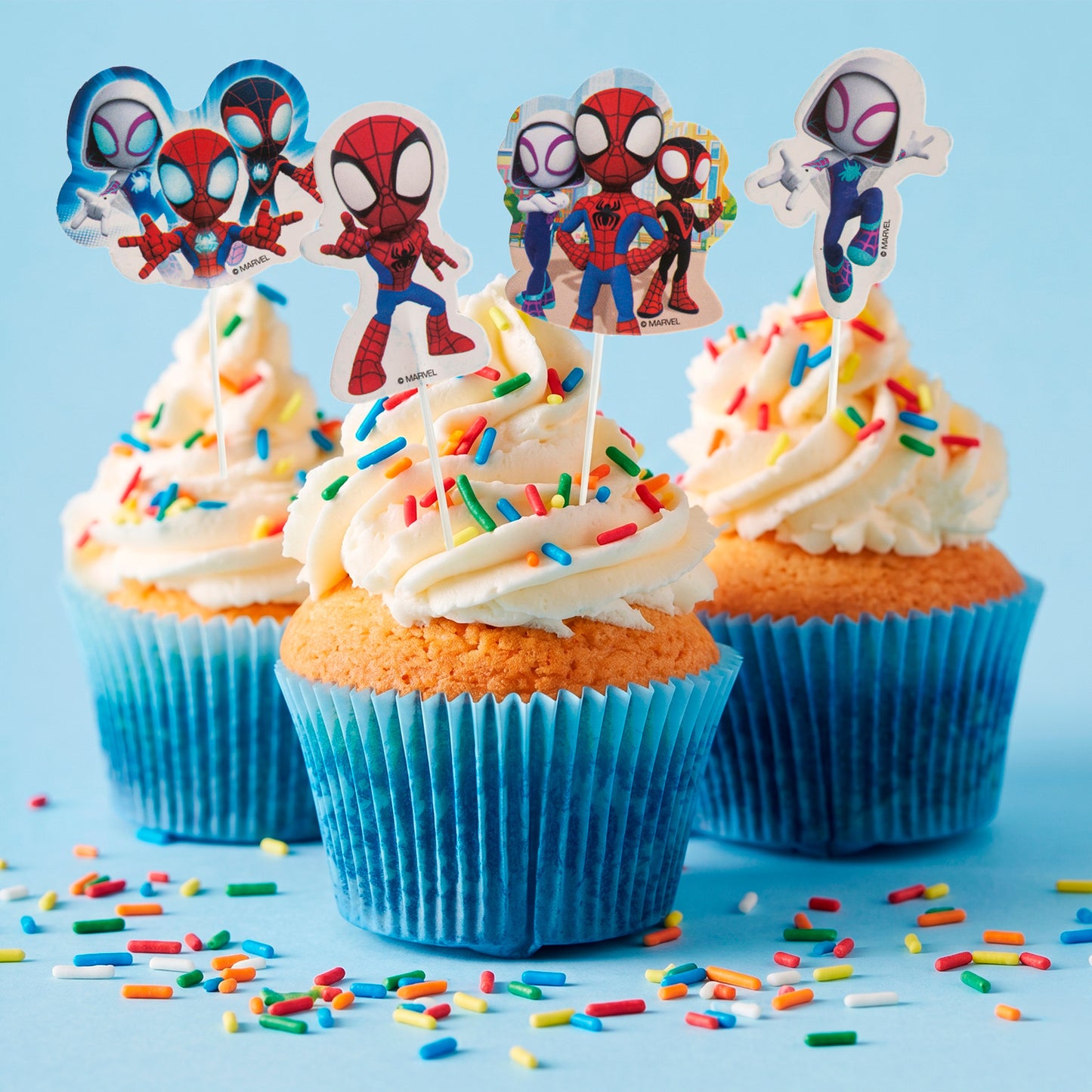 CAKE TOPPERS 8 DISEGNI SPIDEY 16 UNIT