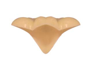 CHOCOLATE FLOWER 3D WHITE 35X15MM