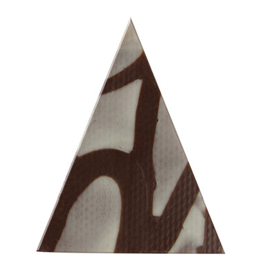 TRIANGOLO MIX BIANCO E FONDENTE 30X30
