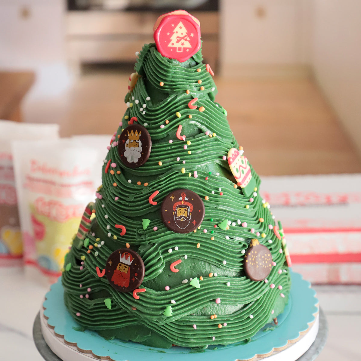 DECORACON CHOCO NEGRO SURTIDO BOLAS NAVIDAD 2D 3MOD 135UDS