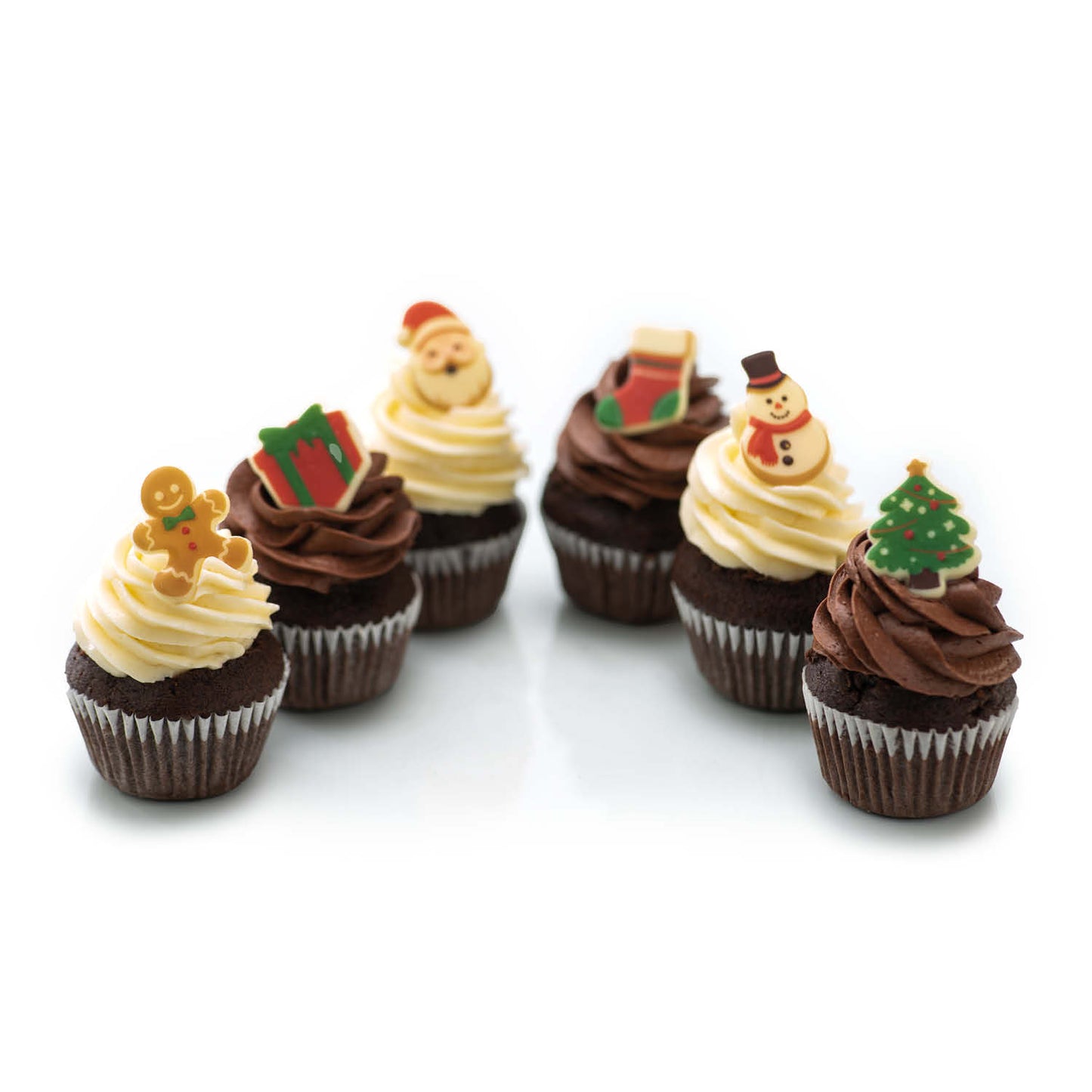 SURTIDO NAVIDAD PAPÁ NOEL CHOCO BLANCO 35MM APROX