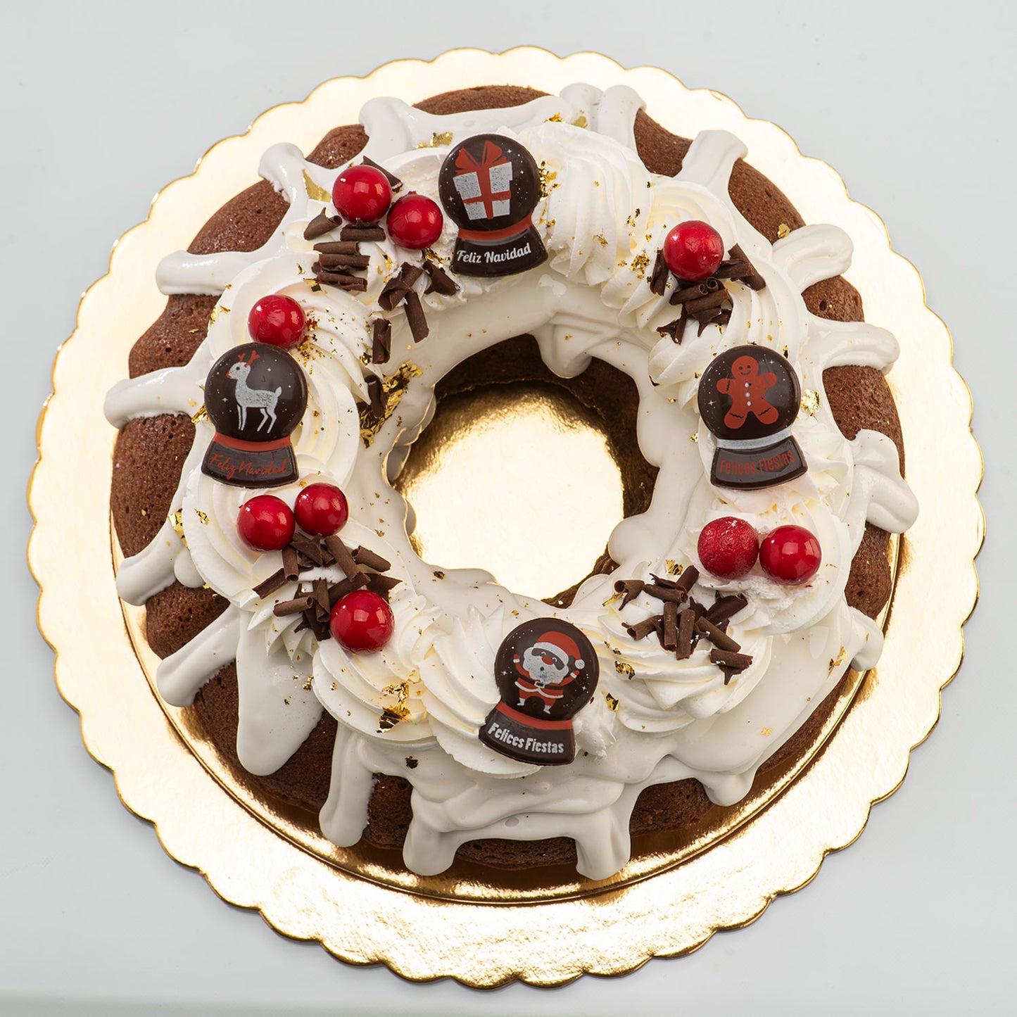 ASSORTED DARK CHOCOLATE SNOW GLOBE DECORATION 5 MODELS 120 UNITS
