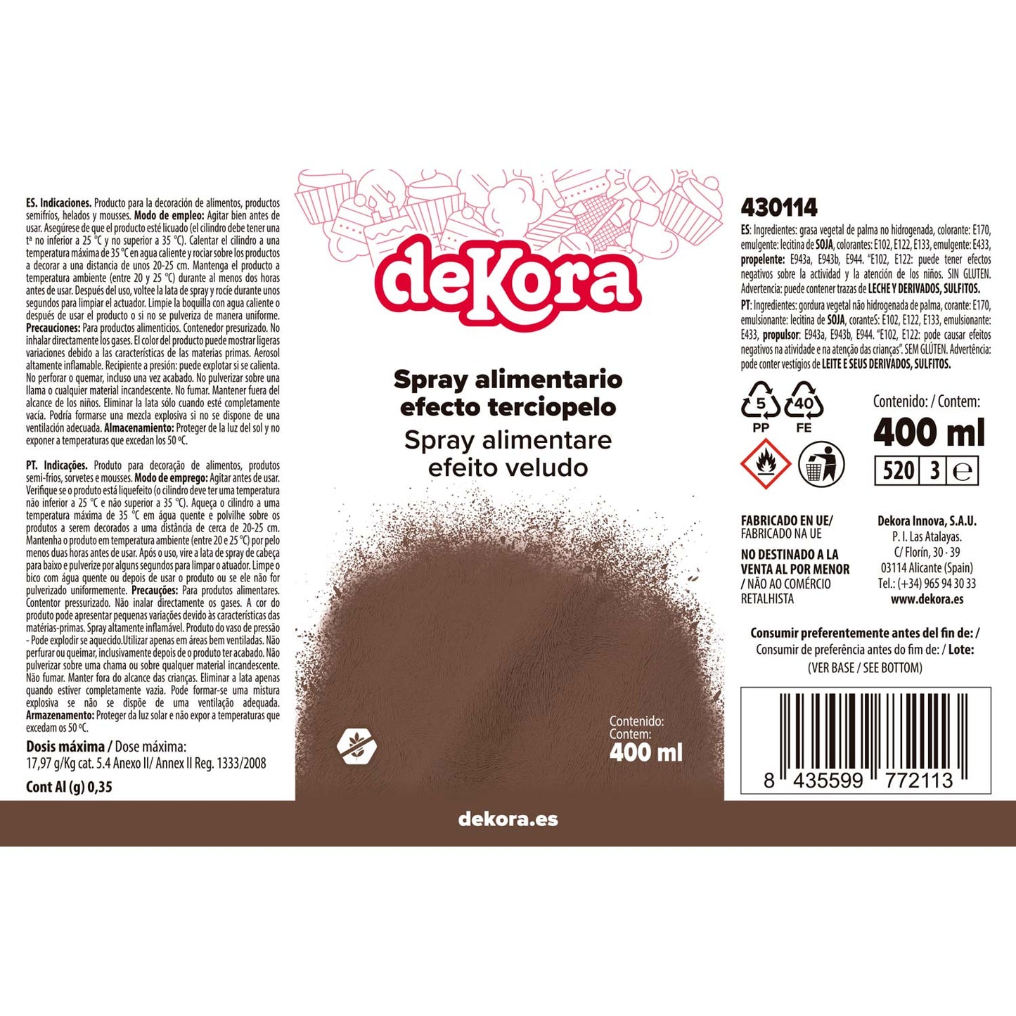 NEW BROWN VELVET SPRAY 400ML