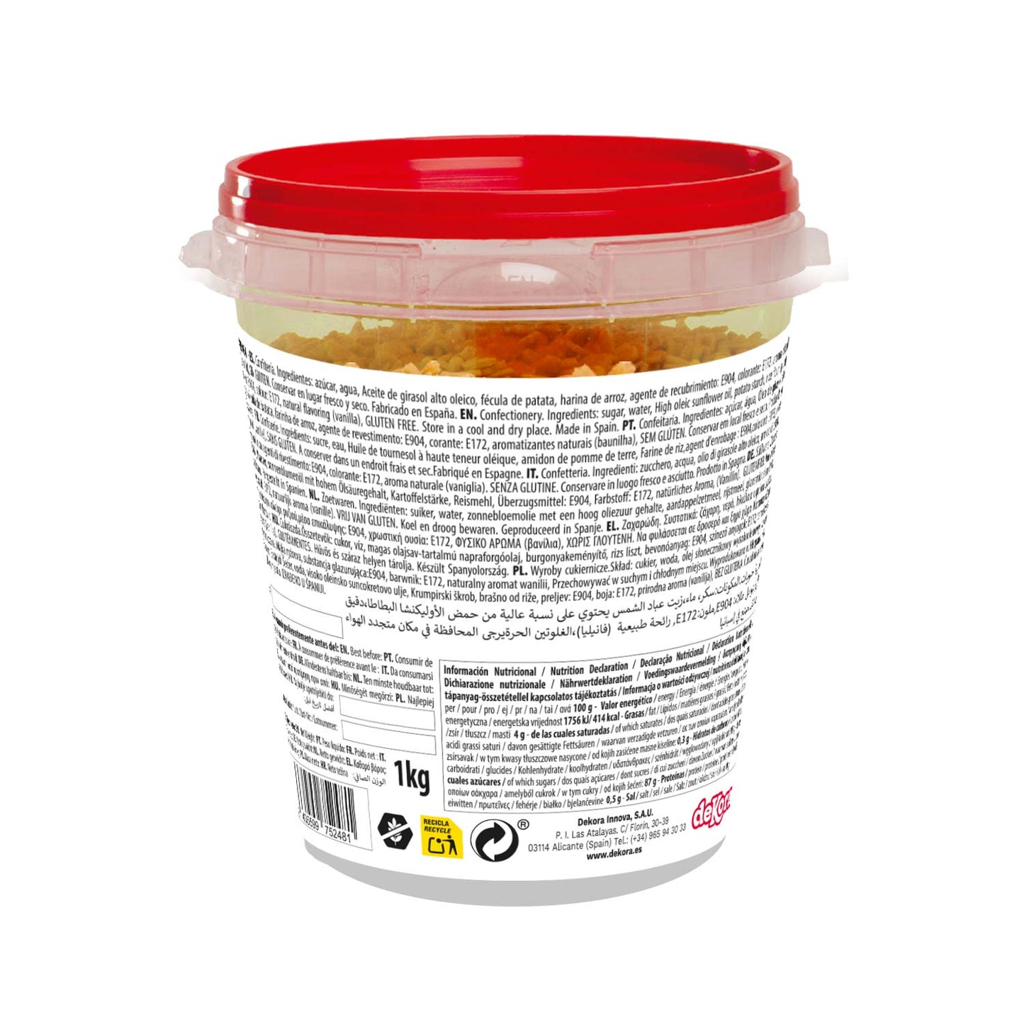 CORIANDOLI DI ZUCCHERO STELLA ORO 1KG