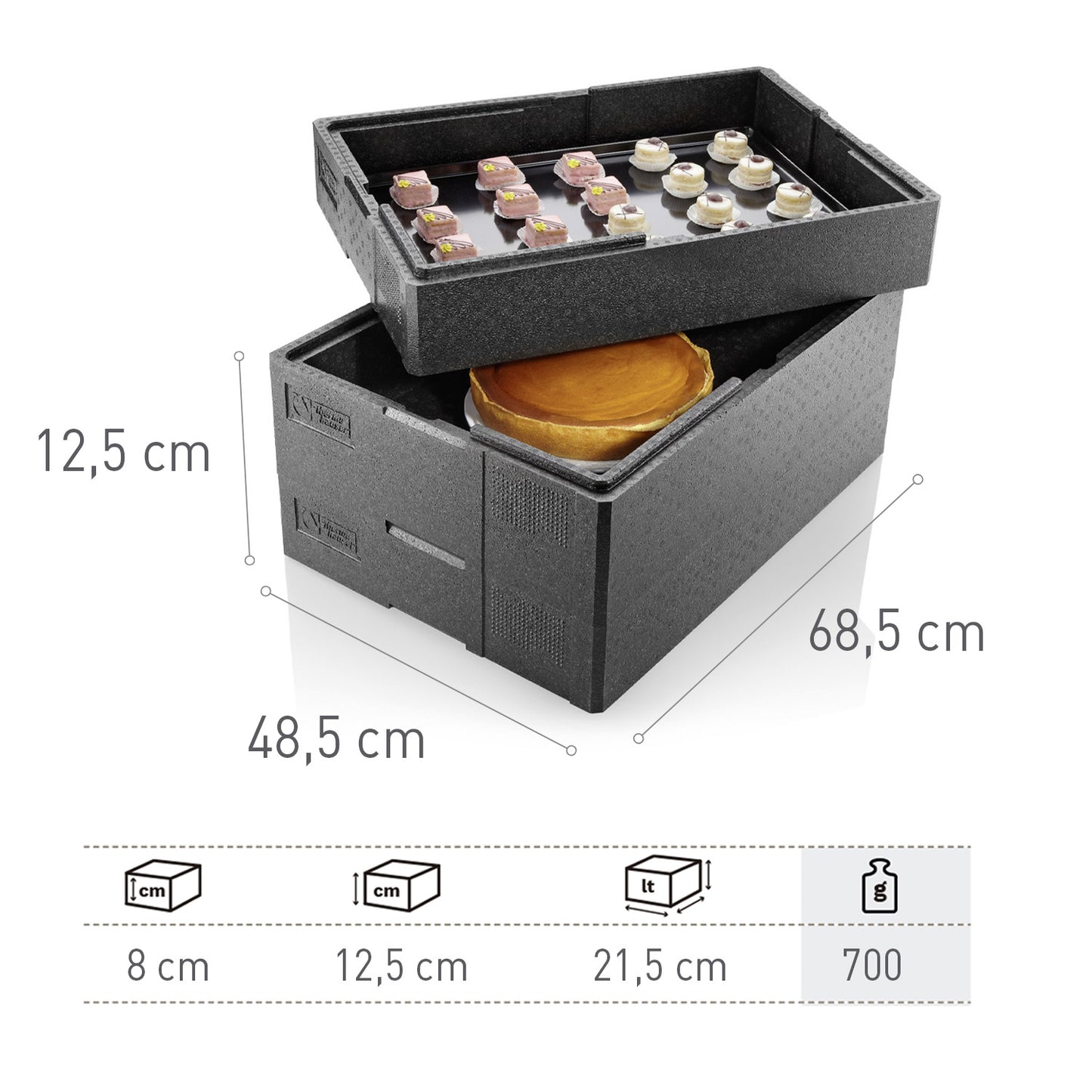 CAIXA MULTI UNIVERSAL 62,5X42,5X8 CM
