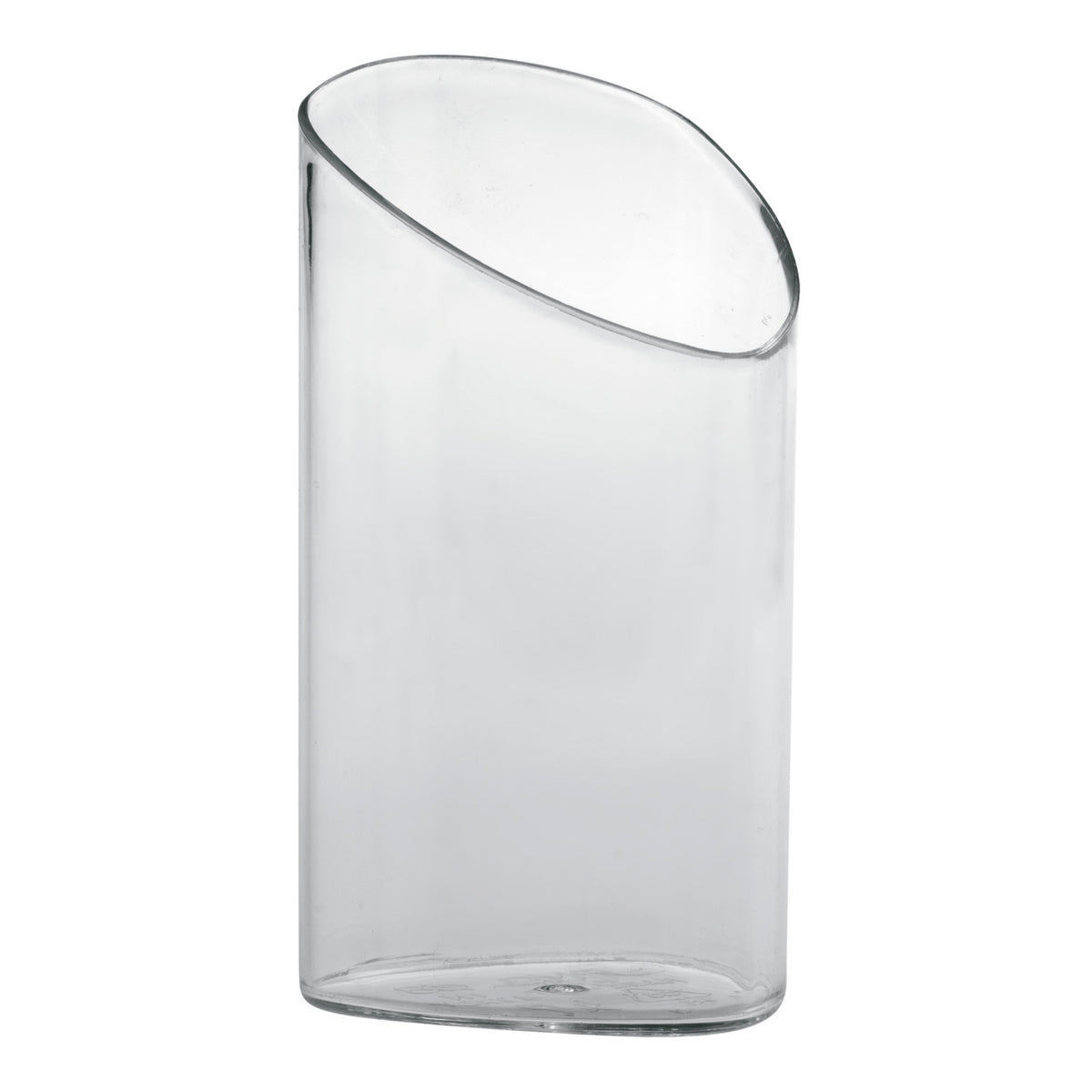 VASITO PLASTICO TRANSPARENTE TUBE Ø40 H85MM CAP.80ML