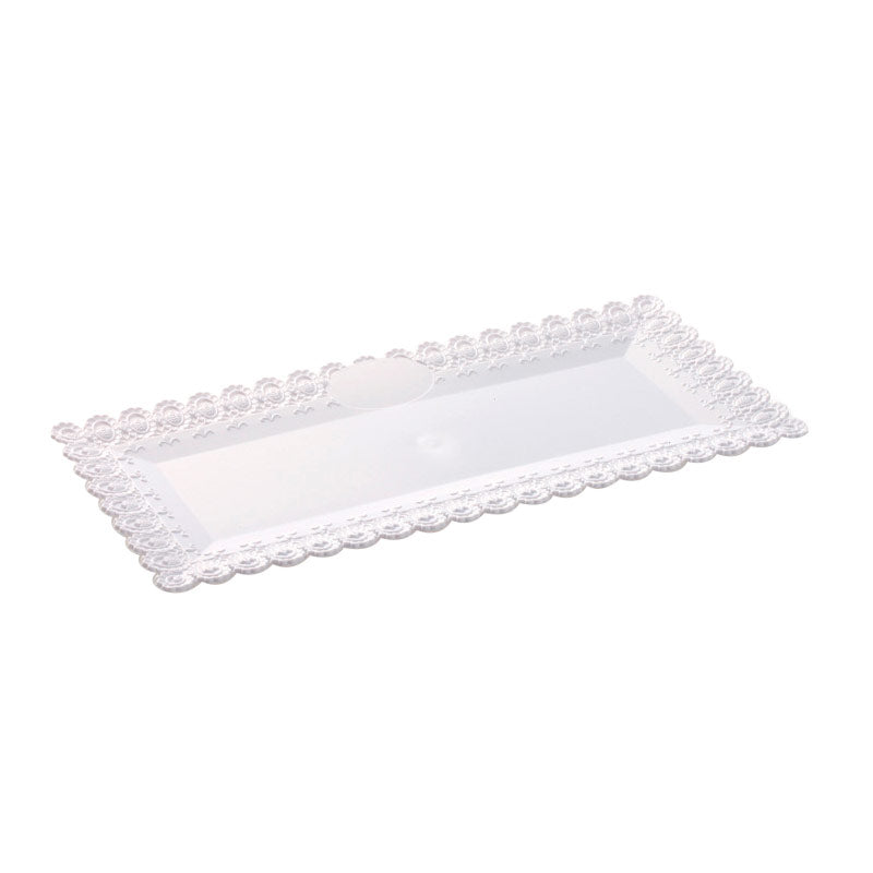 BANDEJA RECTANGULAR BRANCA VECCHIO 30X17CM