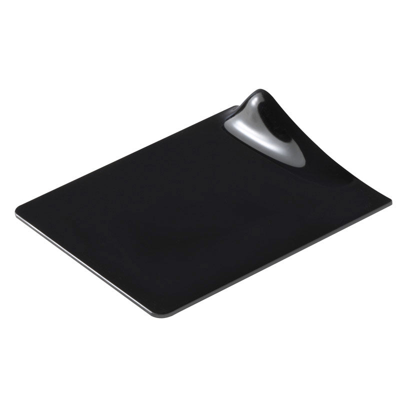 MINI BANDEJA PLASTICO NEGRO GOGO CUADRADA 9X10.5CM