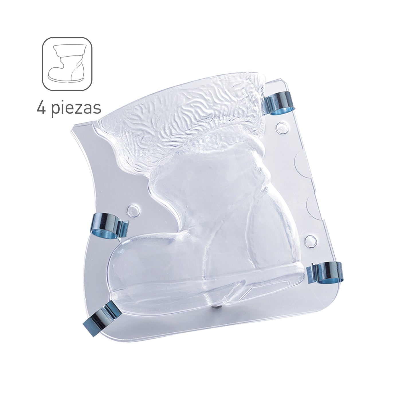 3D THERMOFORMED MOULD BOOT SANTA CLAUS H135MM