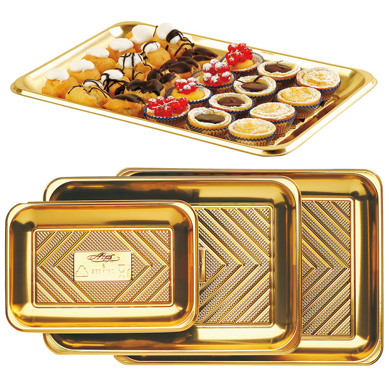 PLATEAU KADO OR 34,5X25,5CM