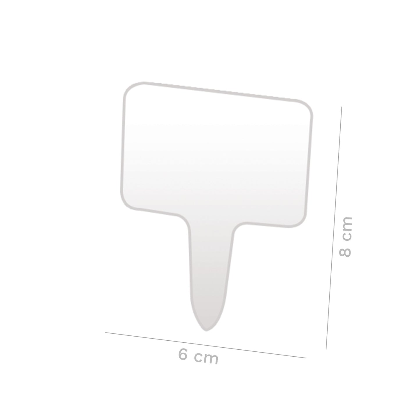 SEGNAPREZZI IN PLASTICA 6X8CM