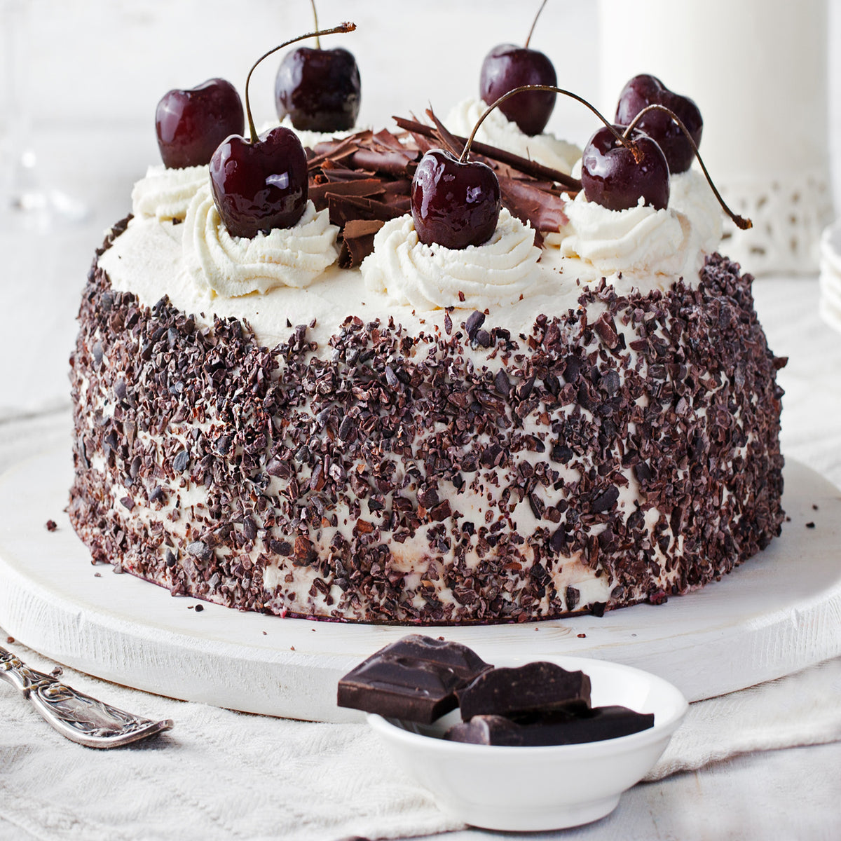 BASE DE GATEAU RONDE BLANCHE 40CM H1.2CM