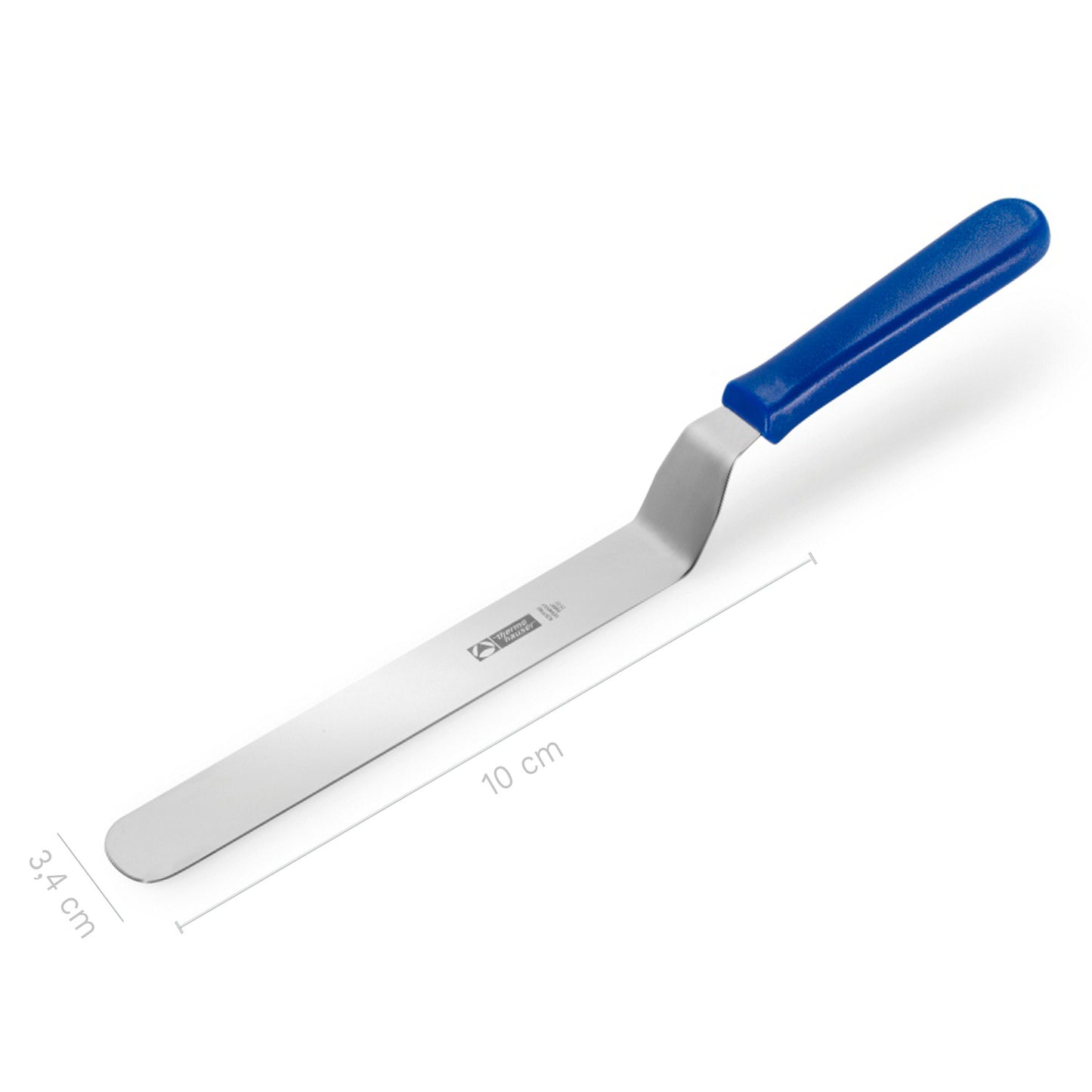 SPATOLA AD ANGOLO ACCIAIO INOX 10CM - LARGHEZZA 3,4CM