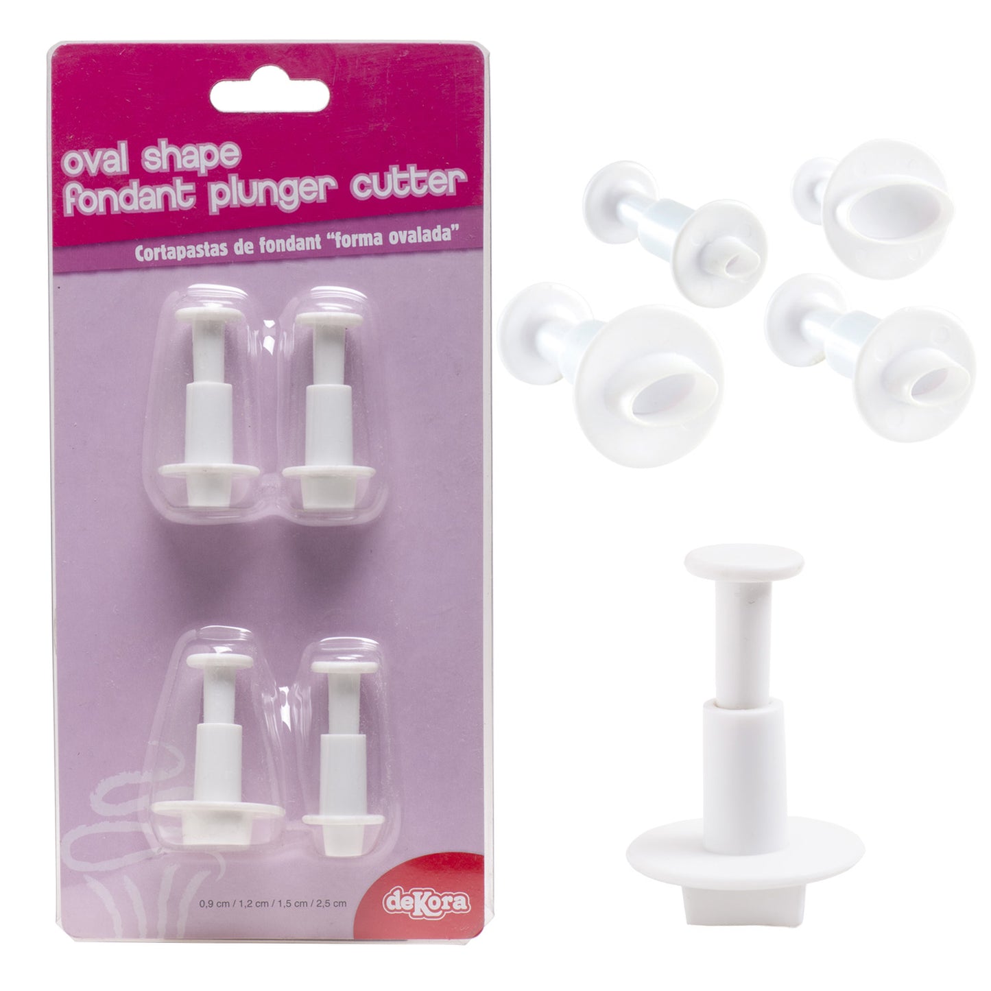 OVAL SHAPE FONDANT CUTTERS