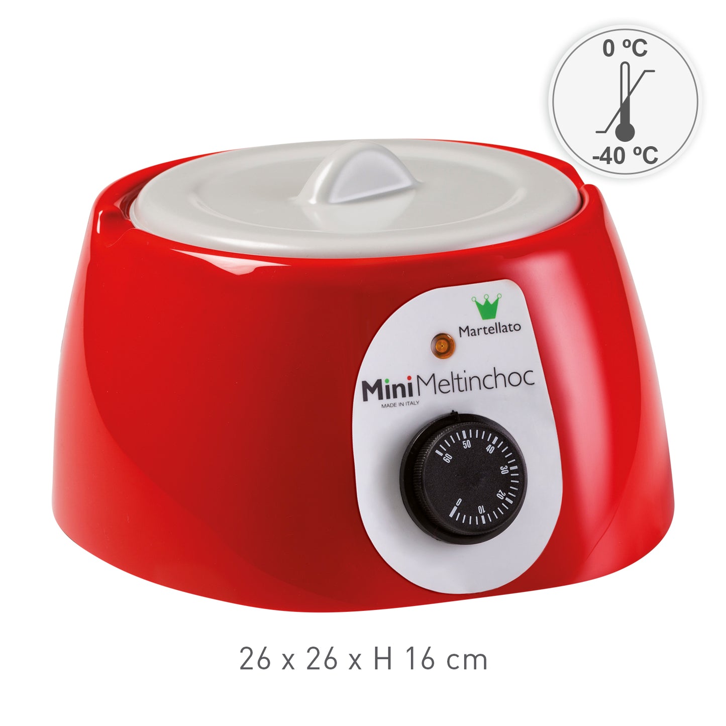 TEMPÉREUSE À CHOCOLAT MINI MELTINCHOC ROUGE | 1.8L