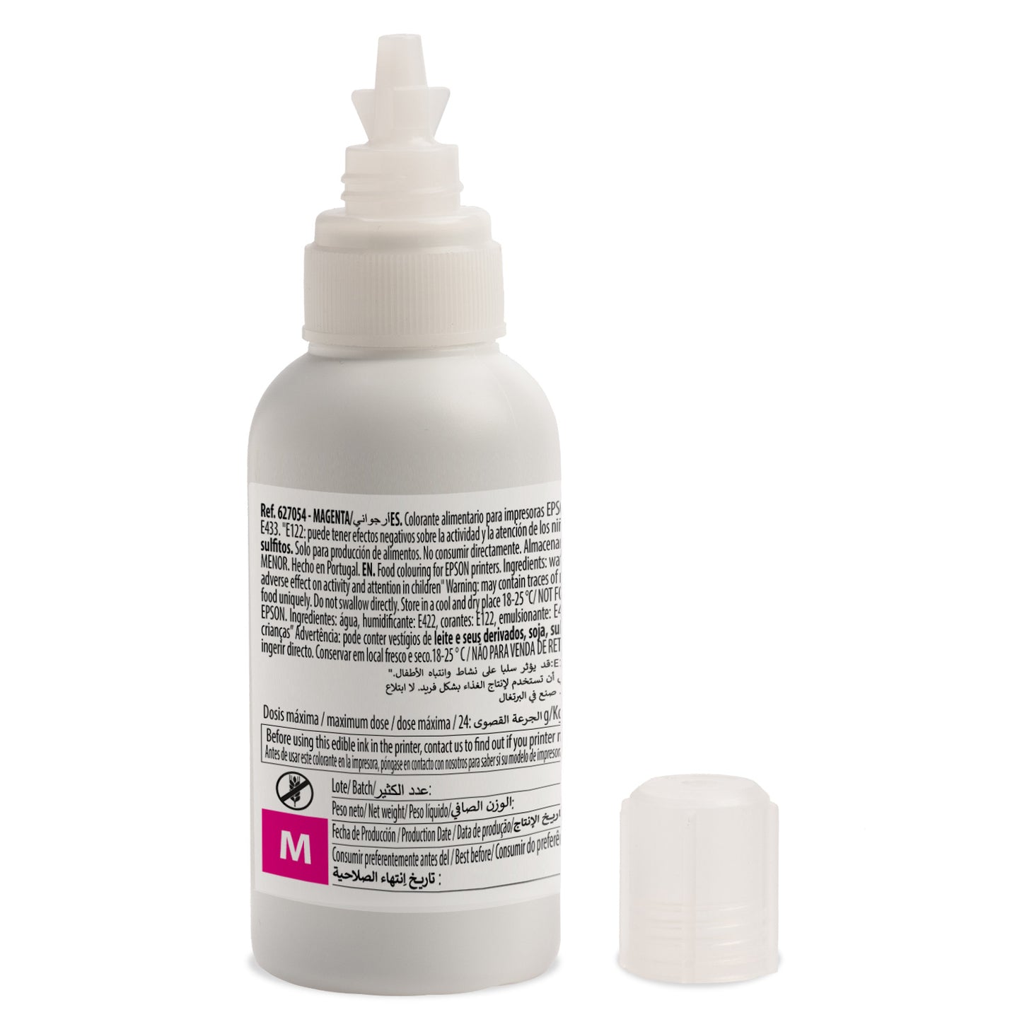 MAGENTA INK BOTTLE COMPATIBLE EPSON EKOTANK 100CC