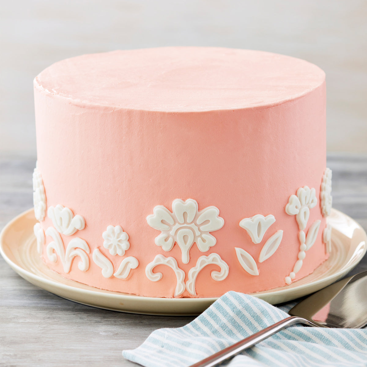 MOLDE WILTON DAMASCO PARA FONDANT E PASTA DE GOMA